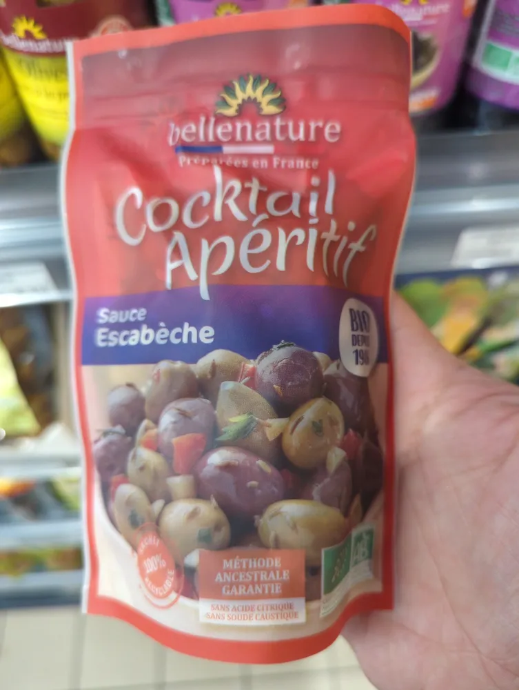 Cocktail D'olives Vertes Sauce Escabèche