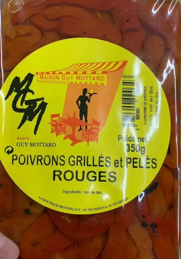 Poivrons grillés et pelés