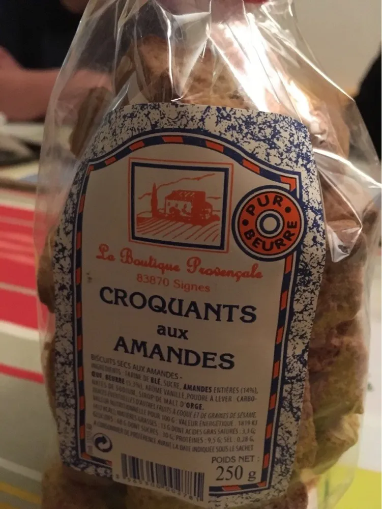 Croquants aux amandes