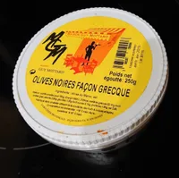 Olives noires façon Grèce