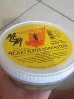 Olives vertes denoyautees
