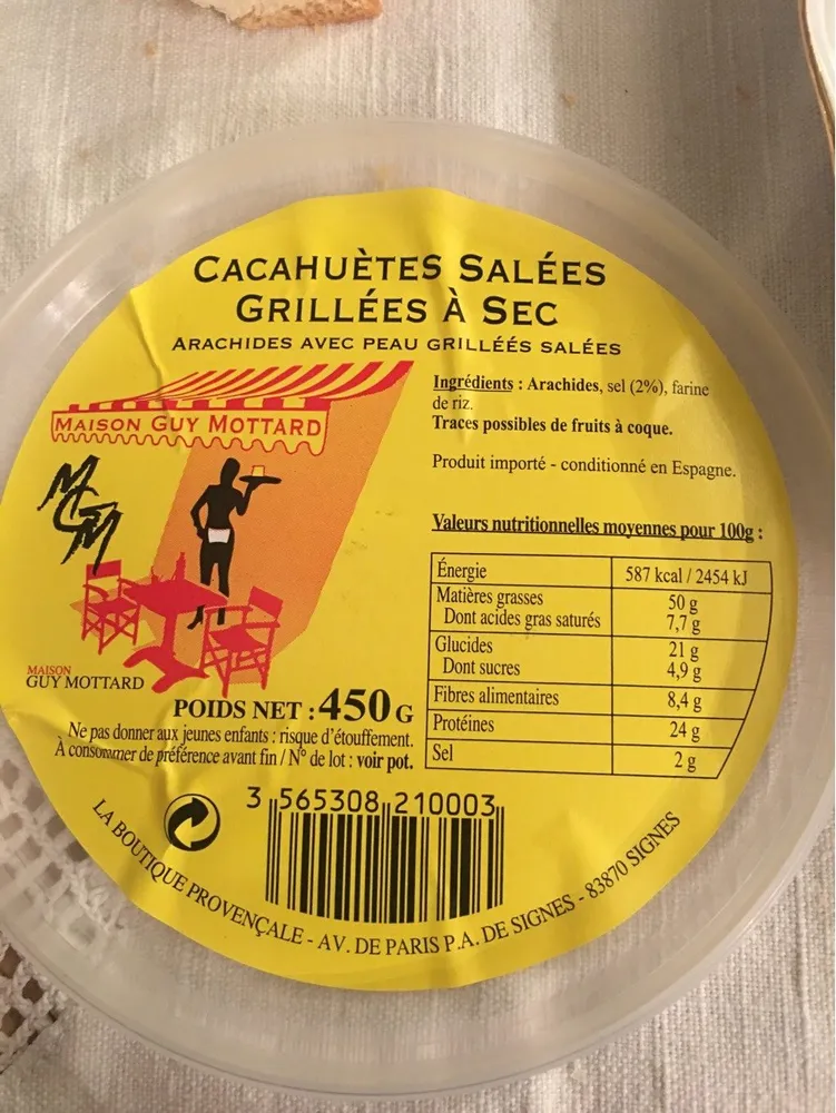 Cacahuetes salées