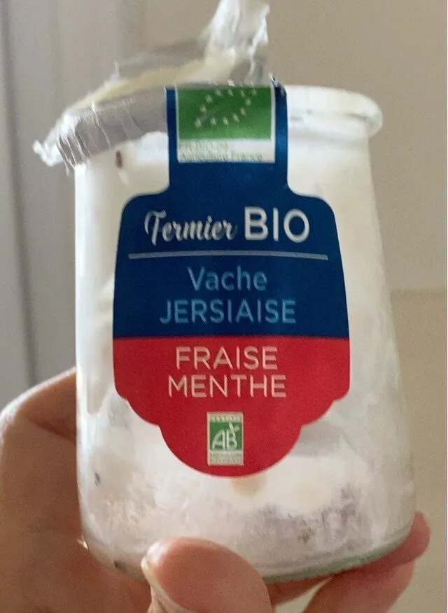 Vache jersiaire fraise menthe