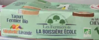 Yaourt chèvre mirabelle lavande