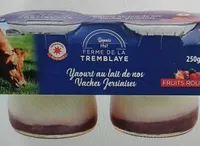 Yaourt fermier fruits rouges au lait de vache jersiaise