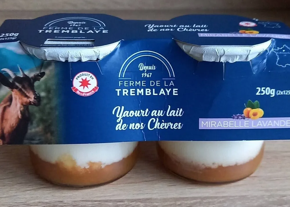 Yaourt au lait de chèvre Mirabelle Lavande
