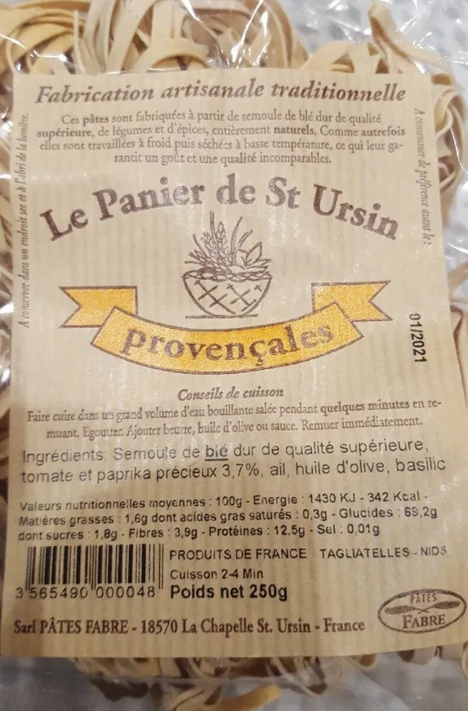 Le panier de st ursin