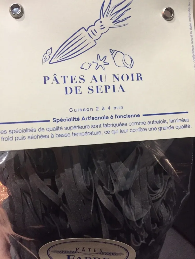 Pâtes Au Noir De Sepia