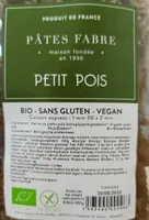 Pâtes petit pois
