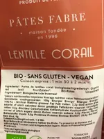 Pâtes fabre