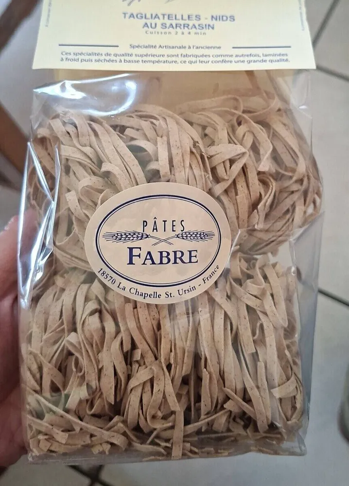 Tagliatelles nids au sarrasin