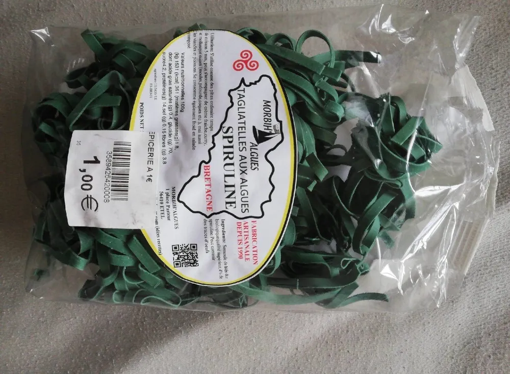 Tagliatelles aux algues