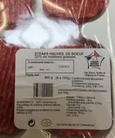 Steaks hachés de boeuf