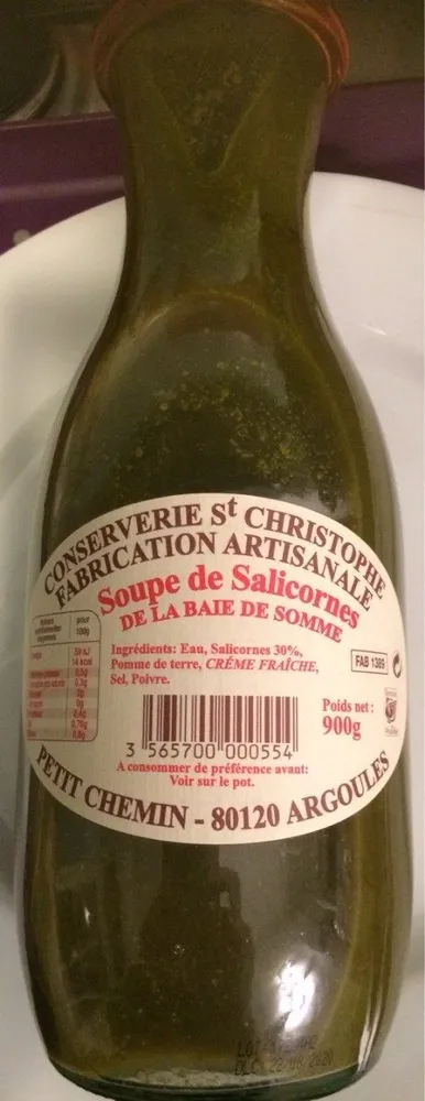 Soupe de salicornes