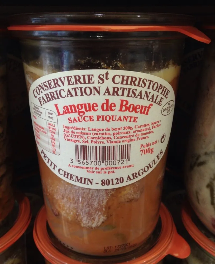 Langue de Bœuf Sauce piquante
