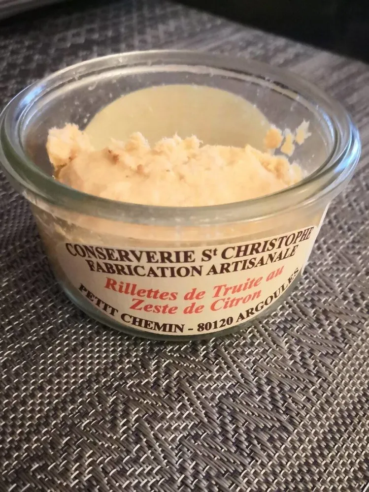 Rillettes de truite au zeste de citron