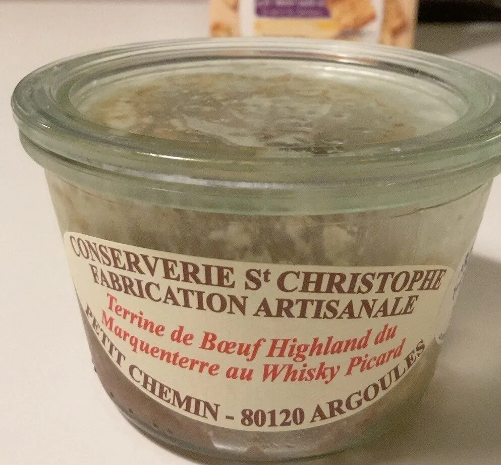 Terrine de bœuf highland du Marquenterre au whisky picard