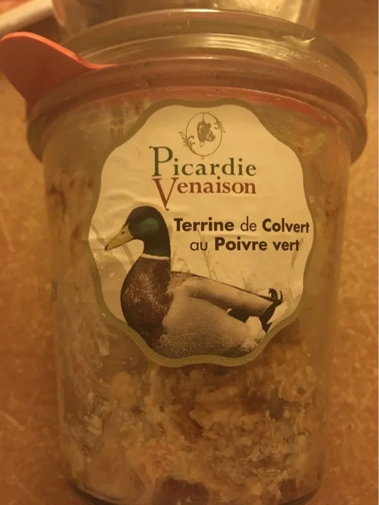 Terrine de colvert au poivre vert