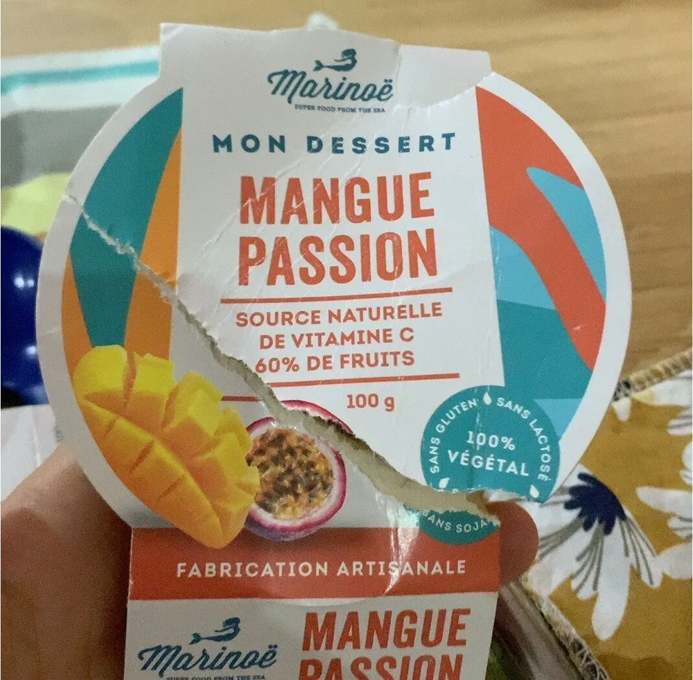 Mon dessert mangue passion