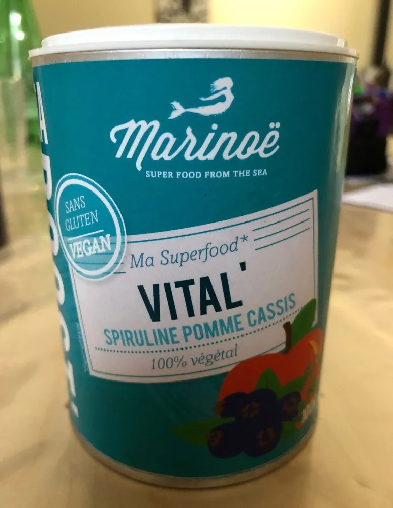 Spiruline pomme cassis