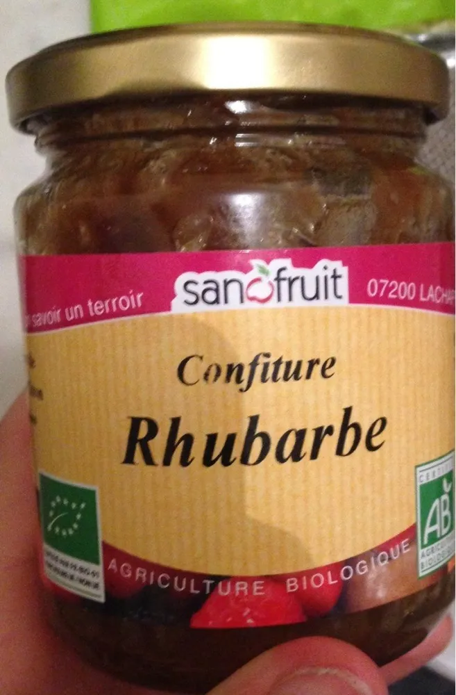 Confiture rhubarbe
