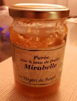 Purée 100% issu de fruits Mirabelle