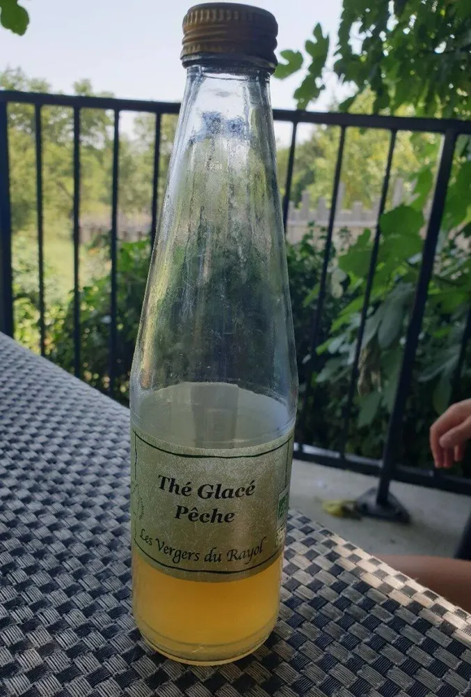 Thé glacé pêche