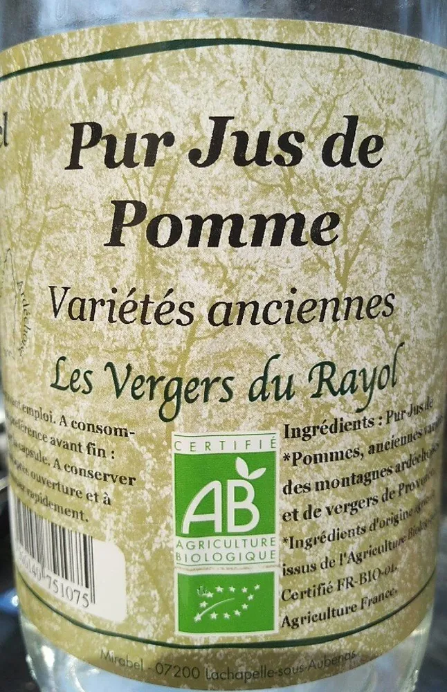 Pur jus de pomme