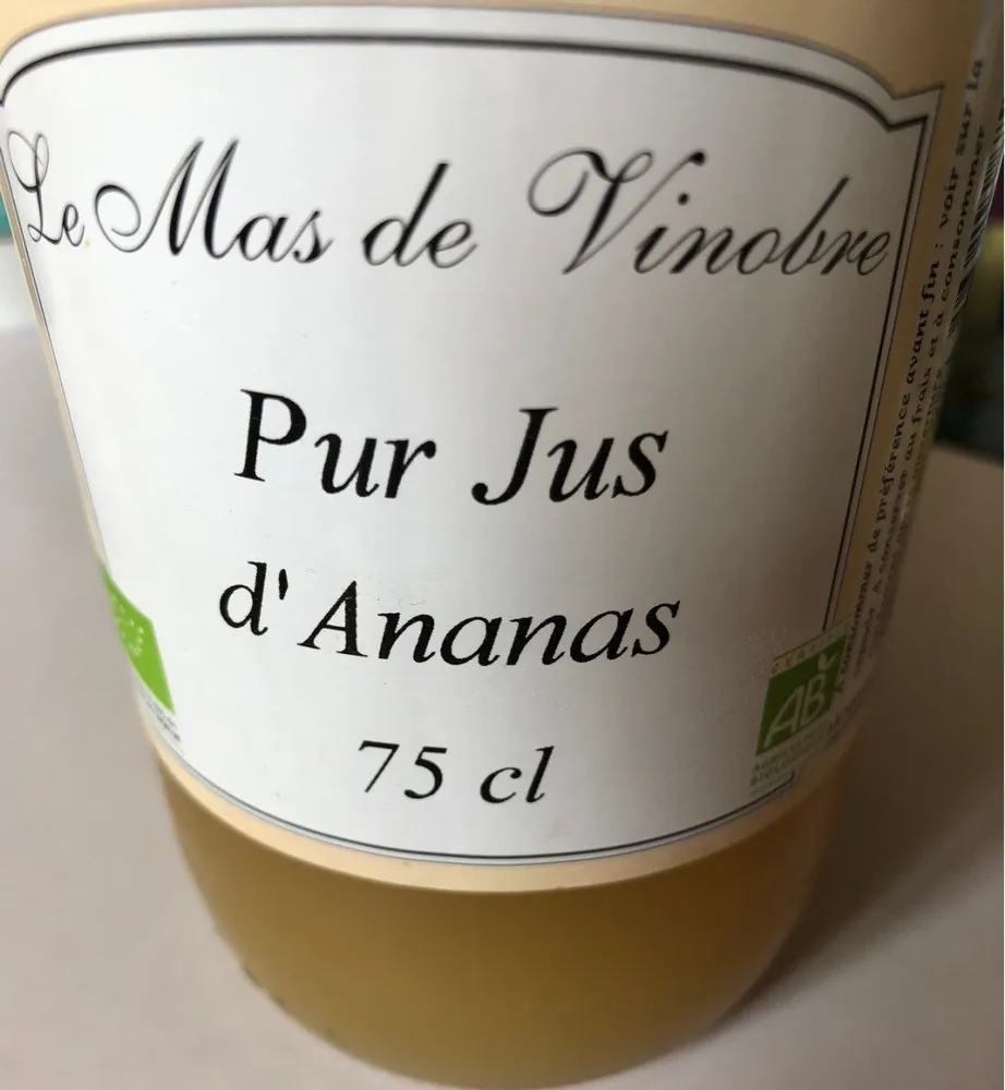 Pur jus d'ananas