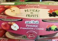 Dessert de fruits Pomme Framboise/Cassis