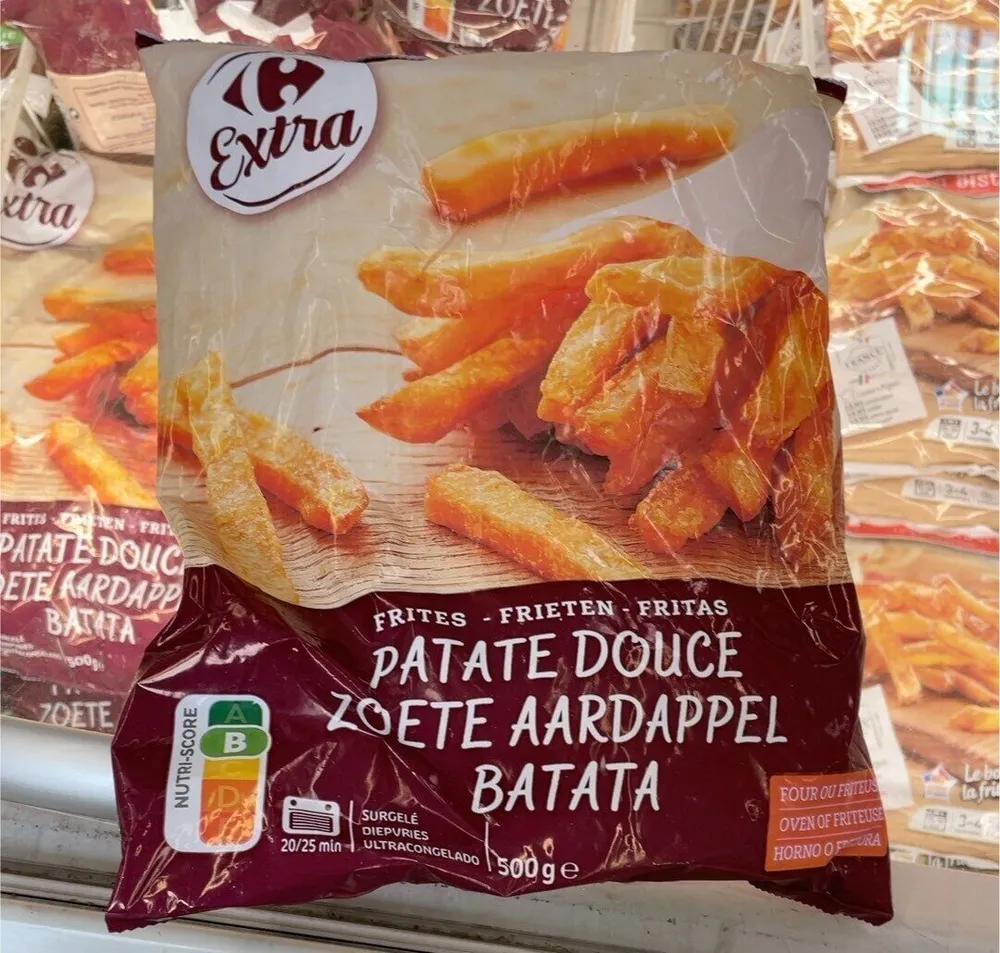 Patate douce frites