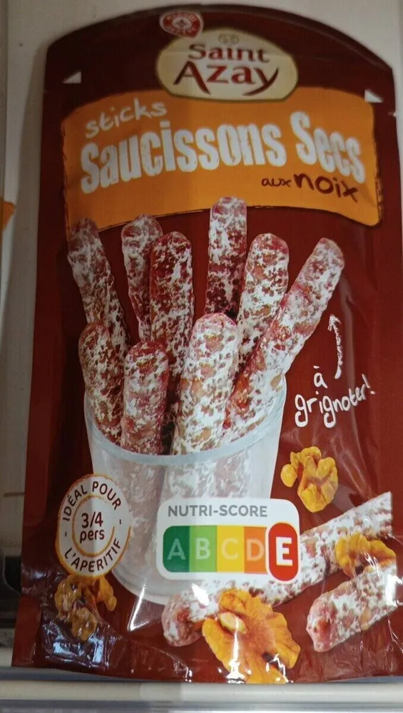 Sticks saucissons secs aux noix