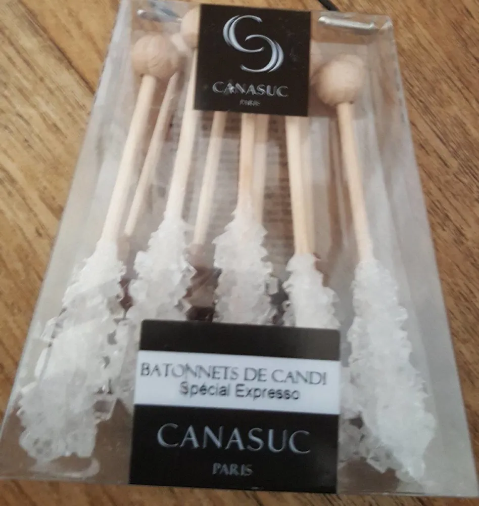 10 Mini Bâtonnets De Sucre Candi Roux Et Blanc