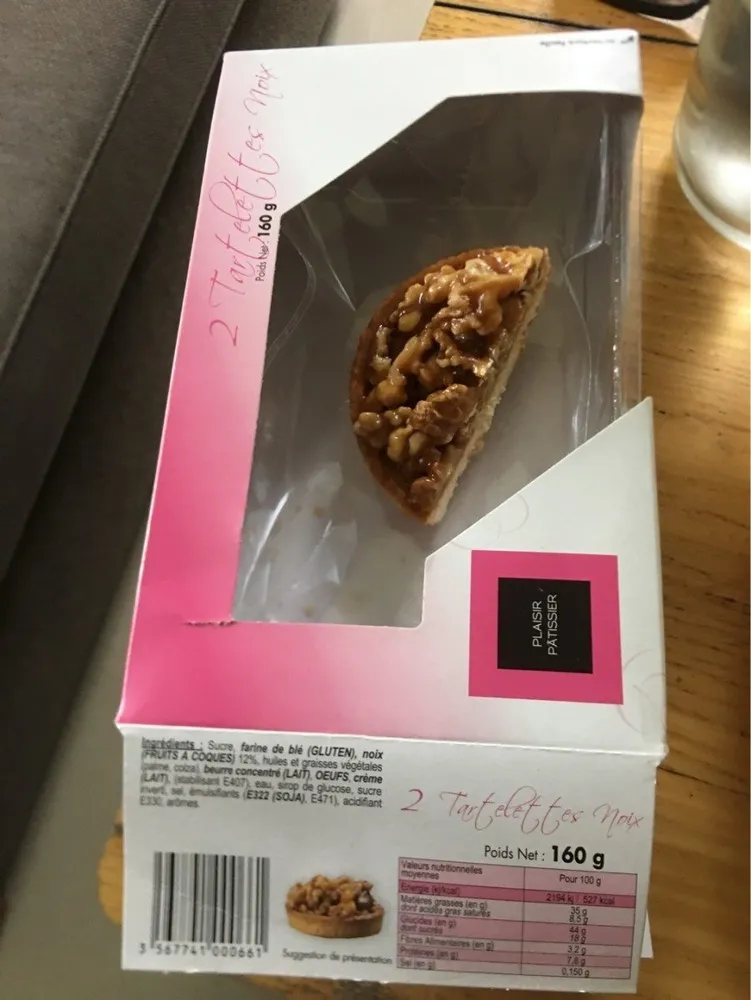2 tartelettes noix