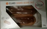 2 Éclairs Caramel Beurre Salé