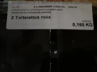 Tartelettes noix