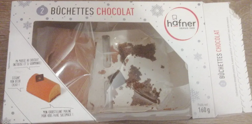 Bûchettes chocolat