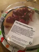 Tarte fraises 6 parts