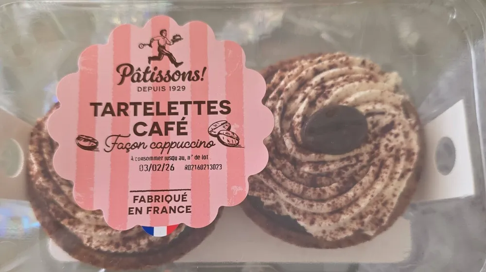 Tartelettes café façon cappuccino