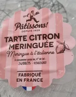 TARTE CITRON MERINGUÉE Meringue à l'italienne
