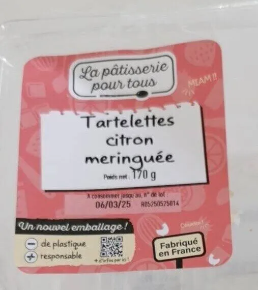 Tartelettes citron meringuée