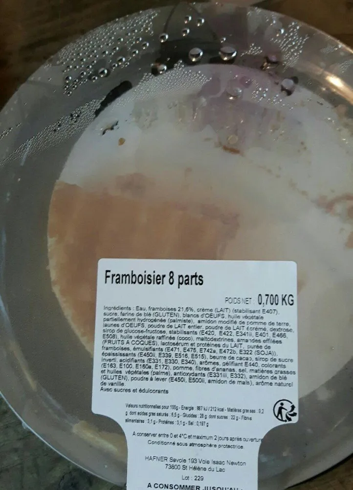Framboisier 8 parts