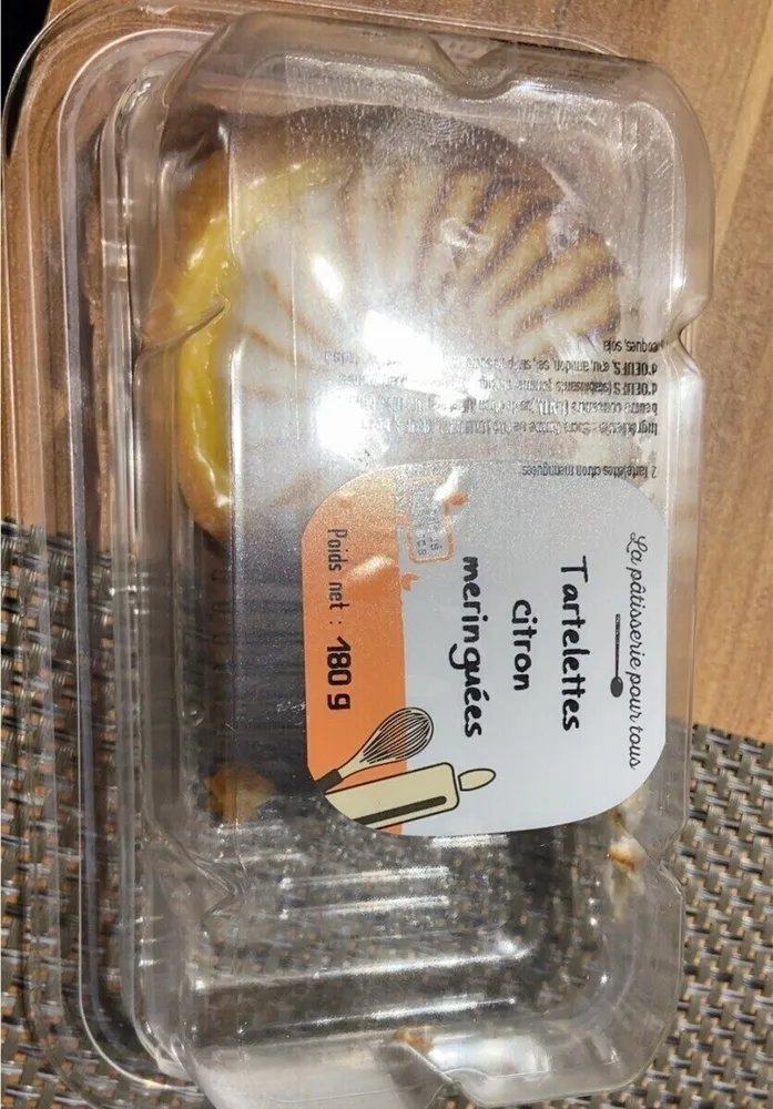 Tartelette citron meringuée