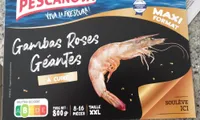 Gambas rose géantes