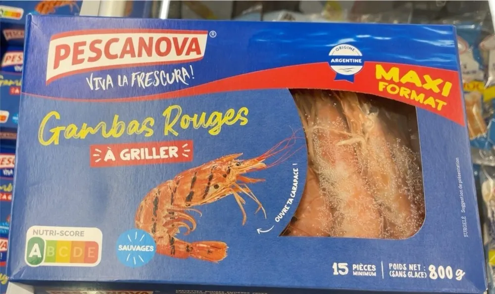 Gambas rouge
