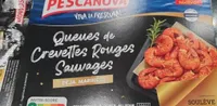 Quêtes de crevettes rouges sauvages