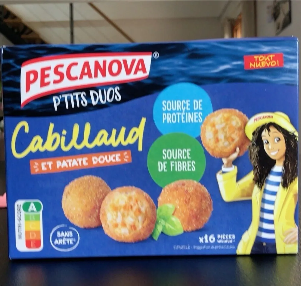 P’tits duos cabillaud et patate douce