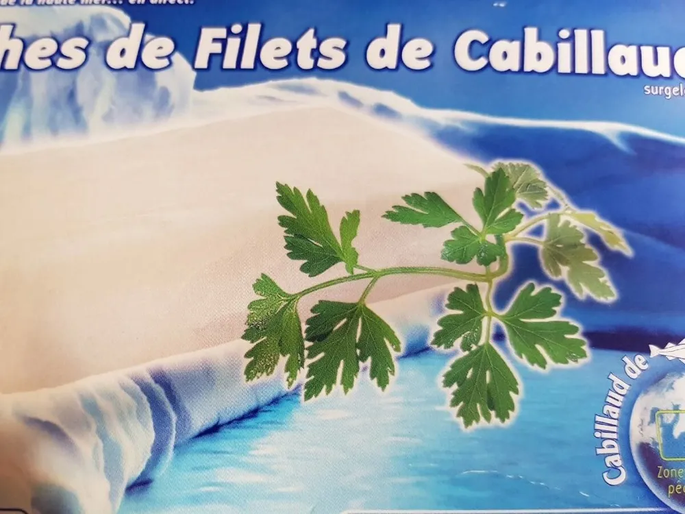 Tranches de filets de cabillaud