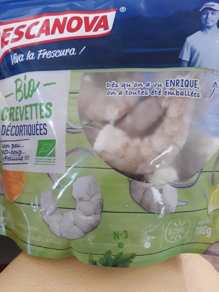 Crevettes bio