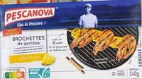 Brochettes de gambas